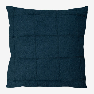 22929 - 2565 - Almofada Grid - Boucle Marinho